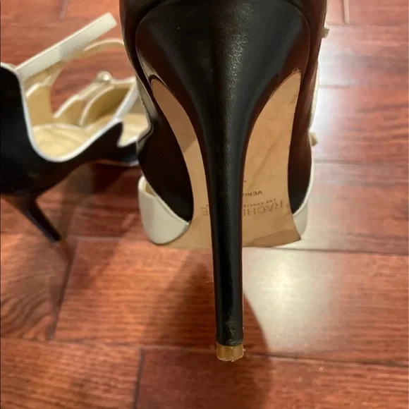 Rachel Zoe black and white closed toe stilletos size 7.5 - Picture 6 of 7